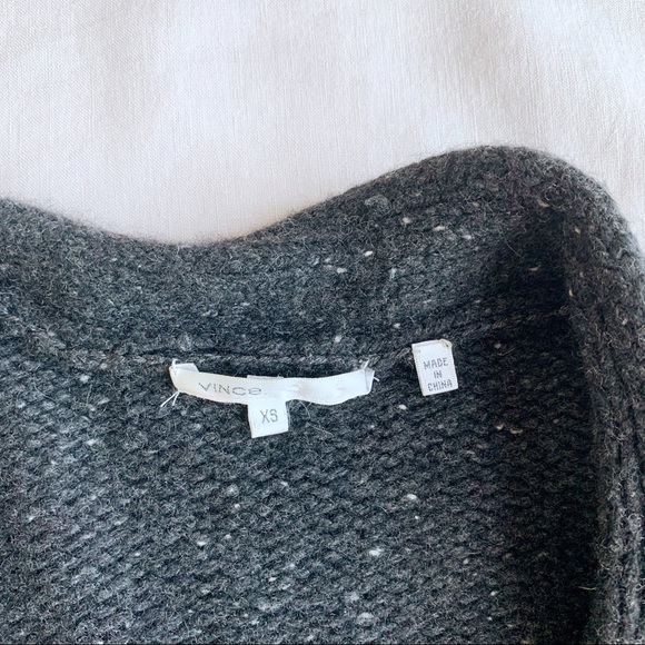 Vince 100% cashmere tie up knit sweater - Picture 4 of 5